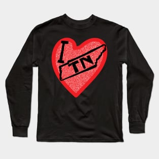 I Love Tennessee I Heart TN Long Sleeve T-Shirt